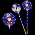 thumbnail image 3 of 5-30pcs LED Bobo Balloons Santa Claus Transparent LED Light Up Balloons Glow Bubble Balloons New Year Christmas Party Decoration, 3 of 5