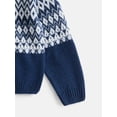 thumbnail image 3 of Wonder Nation Boys' Fair Isle Sweater with Long Sleeves, Sizes 4-18, 3 of 3