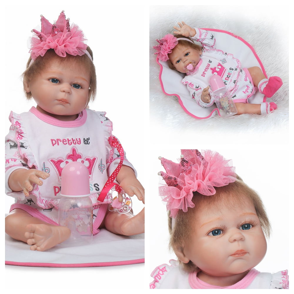 full body silicone reborn baby girl