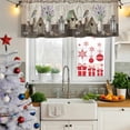 thumbnail image 5 of 2 Pack Valances for Window, Vintage Flowers Short Curtains for Kitchen Bedroom Living Room, Birds Retro Art Elegant Farmhouse Rod Pocket Small Window Treatment Valance Drapes 42 x 18 Inch, 5 of 8