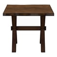 thumbnail image 2 of Furniture of America Bradden Transitional Solid Wood End Table in Walnut, 2 of 7
