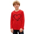thumbnail image 2 of Camiseta de Manga Larga Impresa para Niños, Top de Cuello Suelto para Chicos Y Niñas, Ropa Diaria, Escuela, Viajes Y Regalos de Vacaciones, 2 of 5