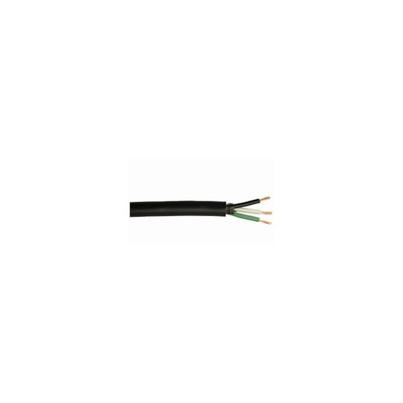 SOUTHWIRE/COLEMAN CABLE 250-Ft. 14/3 SJEOOW 3 Wire Black Service Cord 55043303