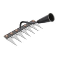 thumbnail image 4 of LOVIVER Garden Hoe Multifunctional Manual Agricultural Tool for Farming Digging Yard 7 Tooth Rake, 4 of 8