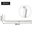thumbnail image 1 of L Shape Square Head Wrench Square Key 4 Point Wrench Screwdriver Set 3-10mm Tightening Square Screws Hand Repair Tool Accessory 6mm, 1 of 9
