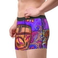 thumbnail image 4 of Kll Peace And Love Men'S Cotton Boxer Briefs Underwear-Medium, 4 of 9