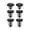 Black, variant on Joystick Caps For Vader 5Pro Gaming Controller Multiple Height