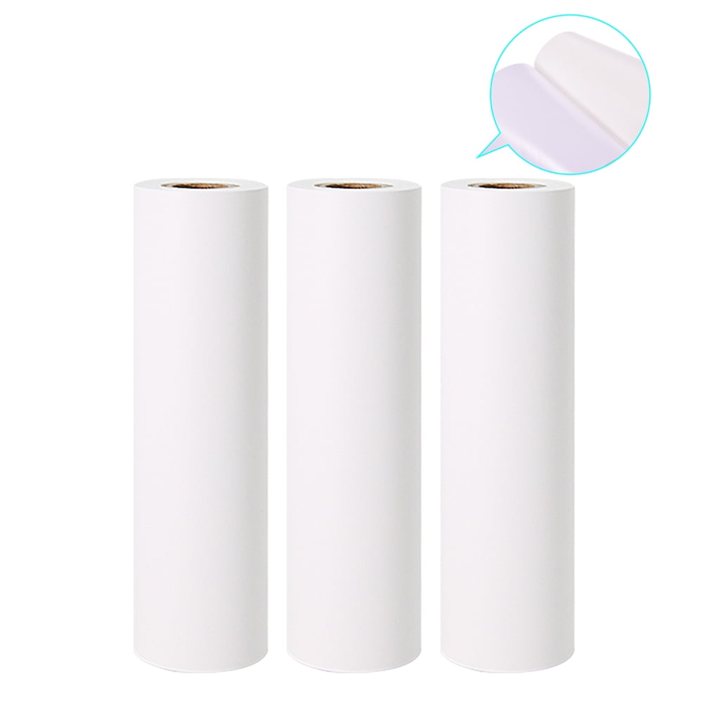Poooli 110 30mm White Self adhesive Thermal Paper Roll Printable