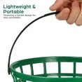 thumbnail image 2 of Cesta para pelotas de golf con asa, contenedor para pelotas de golf, incluye accesorios para estadio (verde, 100 unidades), 2 of 5