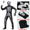 thumbnail image 5 of EraSpooky Men Skeleton Halloween Costume Adult Horror Skull Cosplay Outfit Party Carnival Ghost Fancy Dress up Extra Large, 5 of 9