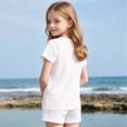 thumbnail image 4 of KyCheLot Kids Boys Girls T-Shirts Solid Color Round Neck Short Sleeve Tops Comfy Breathable Workout T-Shirts, 4 of 7