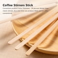thumbnail image 5 of 100Pcs 5.5 Inch Coffee Stirrers Sticks -Natural Wood Eco-Friendly, 5 of 10