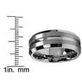 thumbnail image 4 of Metal Masters 8mm High-Polish Matte Finish Mens Tungsten Ring Wedding Band, 4 of 7