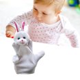 thumbnail image 4 of HEVIRGO Cute Cartoon Multi-color Panda Shape Hand Puppet Plush Toy for Kids, 4 of 10