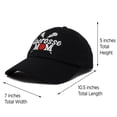 thumbnail image 3 of DALIX Lacrosse Mom Hat Women's Baseball Caps Unstructured Dad Hats in Black, 3 of 7
