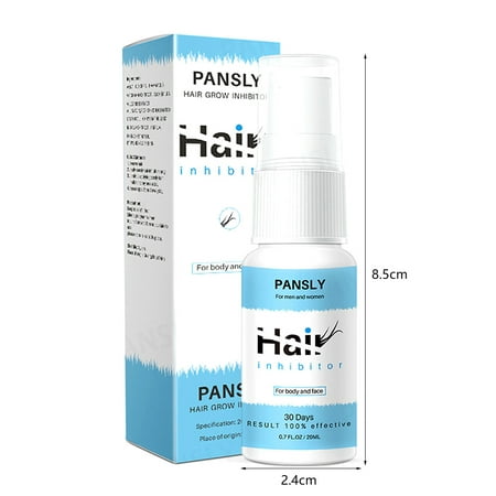 PANSLY Hair Inhibitor Spray Hair Stop Growth Painless Non-Irritating ...