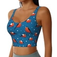 thumbnail image 2 of Pofeuu Bullfinches Print Sports Bra for Women Sexy Vest Yoga Running Gym Fitness Crop Bras Tops-X-Large, 2 of 8