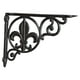 thumbnail image 2 of Soporte para Estante Ménsula Decorativa Soporte de Ángulo Y para Pared Flotante con Tornillos Incluidos Adecuado para Cocina Salón Y Cafeter, 2 of 9