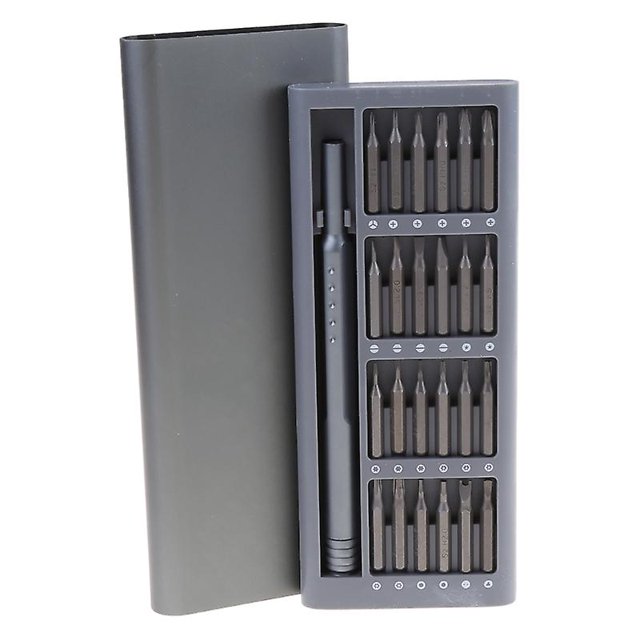Mini 24 en 1 kit de destornillador preciso conjunto de herramientas de reparación de mantenimiento de cámara móvil portátil material confiable pequeño Feliz Sencillez