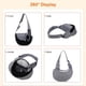 thumbnail image 4 of Bolsa de transporte portátil para gatos y perros, transpirable, ideal para viajes, senderismo y acampada, para gatos y perros pequeños, color negro., 4 of 5