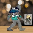 thumbnail image 2 of Bigfoot Gifts, estatua de madera de 8.2 pulgadas para decoración del hogar, divertidos regalos 3D Big Foot Sasquatch para hombres y amantes del Yeti, 2 of 5