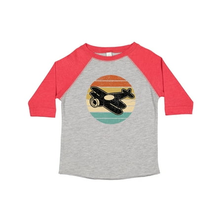 

Inktastic Vintage Airplane Retro Sunset Boys or Girls Toddler T-Shirt