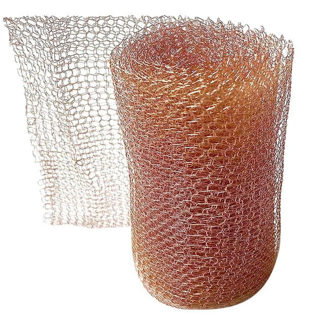 1 rollo de malla de cobre para detener caracoles, bloqueador de cobre, práctica malla para detener caracoles y babosas.