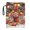 Merry Christmas, variant on Butterfly and Moon Pattern Zipper Pouch Polyester Fabric Book Storage Bag Book Cover Carrying Case with Pocket Book Sleeve Protector Pouch Reusable