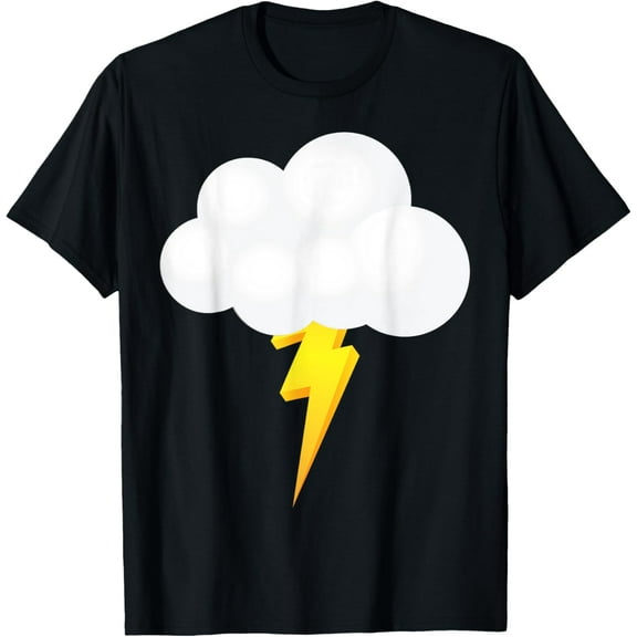 LIGHTNING T-shirt Thunder Lightning Bolt Storm Cloud Strikes T-Shirt