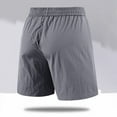 thumbnail image 4 of Dagugfen Mens Shorts Drawstring Elastic Waist Loose Casual Sports Running Shorts with Zipper Pockets, 4 of 5