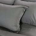 thumbnail image 6 of Superior Tierney Cotton Percale Duvet Cover Set, King/California King, Smoked Pearl, 6 of 9