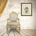 thumbnail image 3 of Fab Funky 12x14 Gold Ornate Wood Framed with Double Matting Museum Art Print Titled - West Highland Terrier Beer Lover, 3 of 4