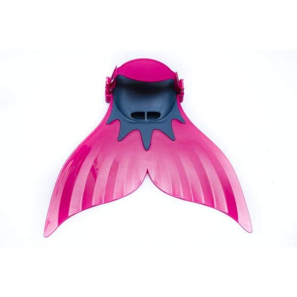 Aleta ajustable tipo sirena color rosa con gris talla M Sweet Rocket monofín sirena