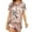 Hot Pink, variant on WREESH Womens Pajama Sets Silk Pajamas Home Clothes Short-Sleeved Shorts Printed Pajamas Home Clothes Two Piece Sets Yellow