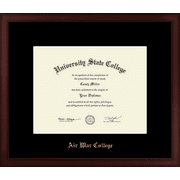 Air War College Diploma Frame, Document Size 11" x 8.5"