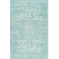 thumbnail image 3 of Unique Loom Medallion Richmond Rug Aqua/Ivory 2' x 3' 1" Rectangle Medallion Traditional Perfect For Living Room Bed Room Dining Room Office, 3 of 7