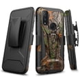 thumbnail image 5 of For Kyocera Durasport 5G Durasport 5G UW Holster Belt Clip Kickstand Design Phone Cover With Free Tempered Glass Screen Protector - Camo, 5 of 5
