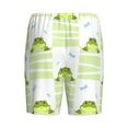 thumbnail image 5 of Gaeub Frogs and Dragonflies Printed Men's Short Pajama Pants, Lightweight Lounge & Sleep Bottoms Keep You Cool - X-Large, 5 of 9