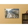 thumbnail image 2 of wall26 The Boulevard Montmartre on an Winter Morning by Camille Pissarro - Canvas Print Wall Art Famous Painting Reproduction - 32" x 48", 2 of 3
