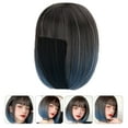 thumbnail image 3 of Cheveux Courts avec Frange Nette, Perruque Naturelle pour Femmes, 3 of 7