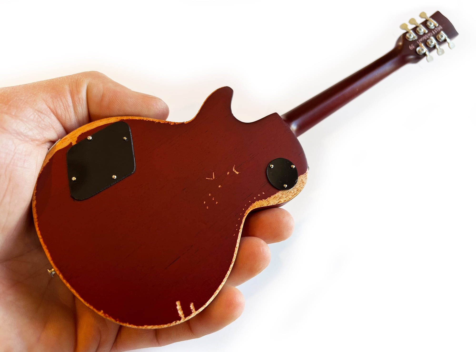 Billy Gibbons Gibson Les Paul Aged "Pearly Gates" 10 Inch Miniature Guitar