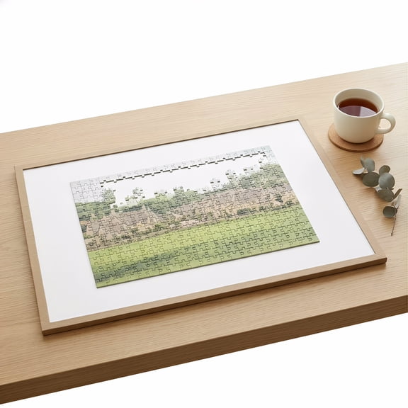 QIDITONG Foldable Puzzle Board with Frame, Non- Puzzle Mat and Organizer, Convenient Display and Storage Puzzle Game Board