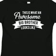 thumbnail image 4 of Inktastic This is What an Awesome Big Brother Looks Like in White Boys Toddler T-Shirt, 4 of 5