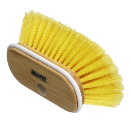 

Seachoice Deck Brush w/ Threaded Hole 6 In. Soft Bristles Wood Block