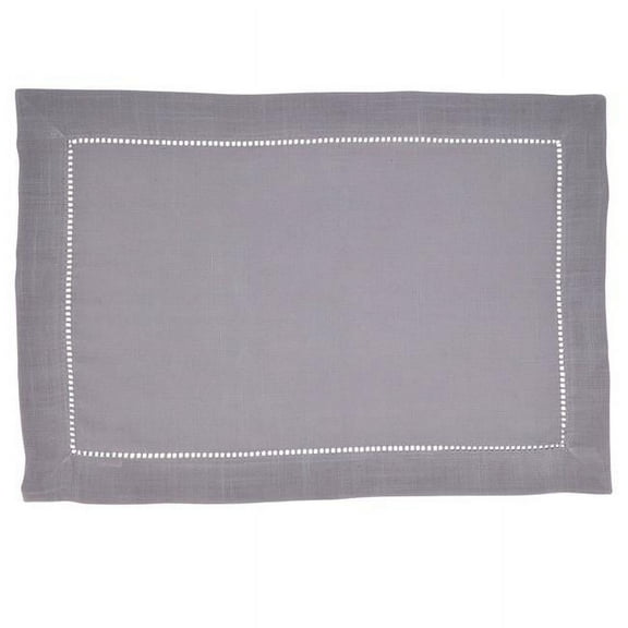 Saro Lifestyle Hemstitched Border Placemat (Set of 12)
