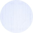 thumbnail image 1 of Ahgly Company Indoor Round Solid Blue Modern Area Rugs, 3' Round, 1 of 4