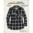 thumbnail image 5 of Legendary Whitetails Women's Firelight Popover Flannel Tunic Top, 5 of 5