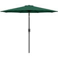 thumbnail image 1 of Simple Deluxe 9Ft Outdoor Market Table Patio Umbrella With Button Tilt Crank And 8 Sturdy Ribs For Garden Deck Lawn Backyard & Pool Green, 1 of 4