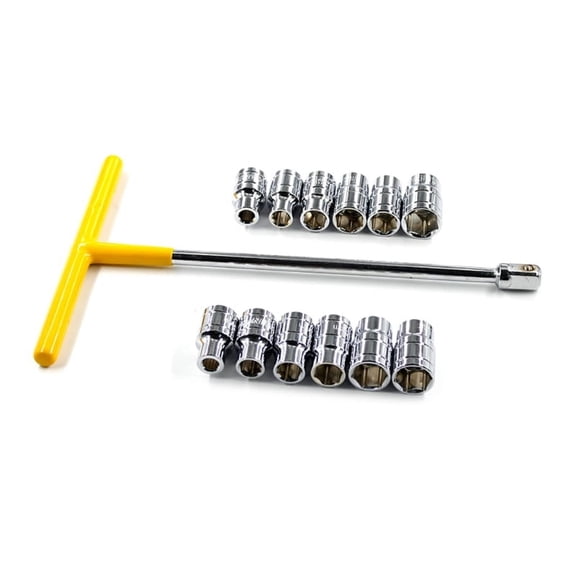 ZPAQI Unique 1/2" Square Drive T Handle Wrench Spanners Repairing Tool for Car