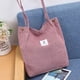 thumbnail image 4 of Bolso de mano para mujer, bolso grande de pana, bolso de mano para mujer, bolso de mano para mujer, bolso de mano para universidad, trabajo, escuela de niñas, 4 of 5